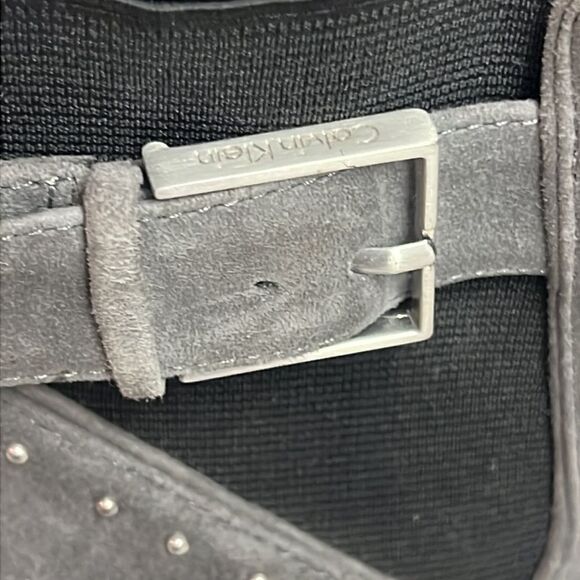 Calvin Klein grey Jozie heeled booties Size 9.5 Bin 15 - Picture 9 of 12